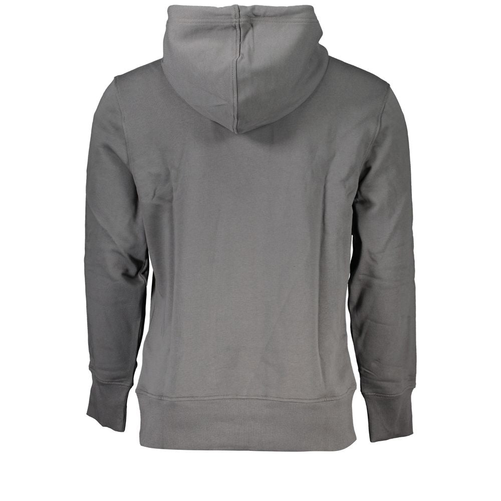 Elegantes graues Sweatshirt mit Kapuze