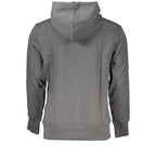 Elegantes graues Sweatshirt mit Kapuze