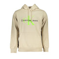 Beige Baumwoll-Sweatshirt für Herren