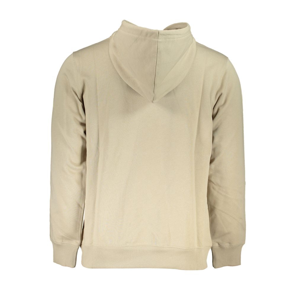 Beige Baumwoll-Sweatshirt für Herren