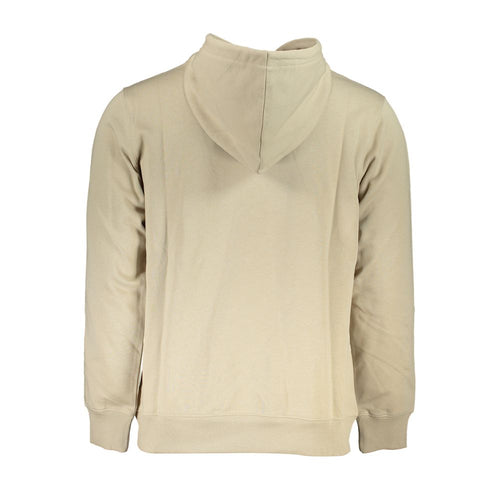 Beige Baumwoll-Sweatshirt für Herren