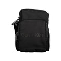 Schwarze Schultertasche aus Nylon