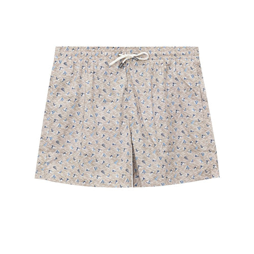 Beige Polyester Badeshorts Canali