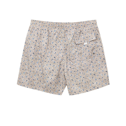 Beige Polyester Badeshorts Canali