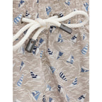 Beige Polyester Badeshorts