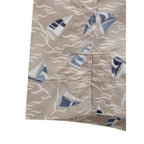 Beige Polyester Badeshorts
