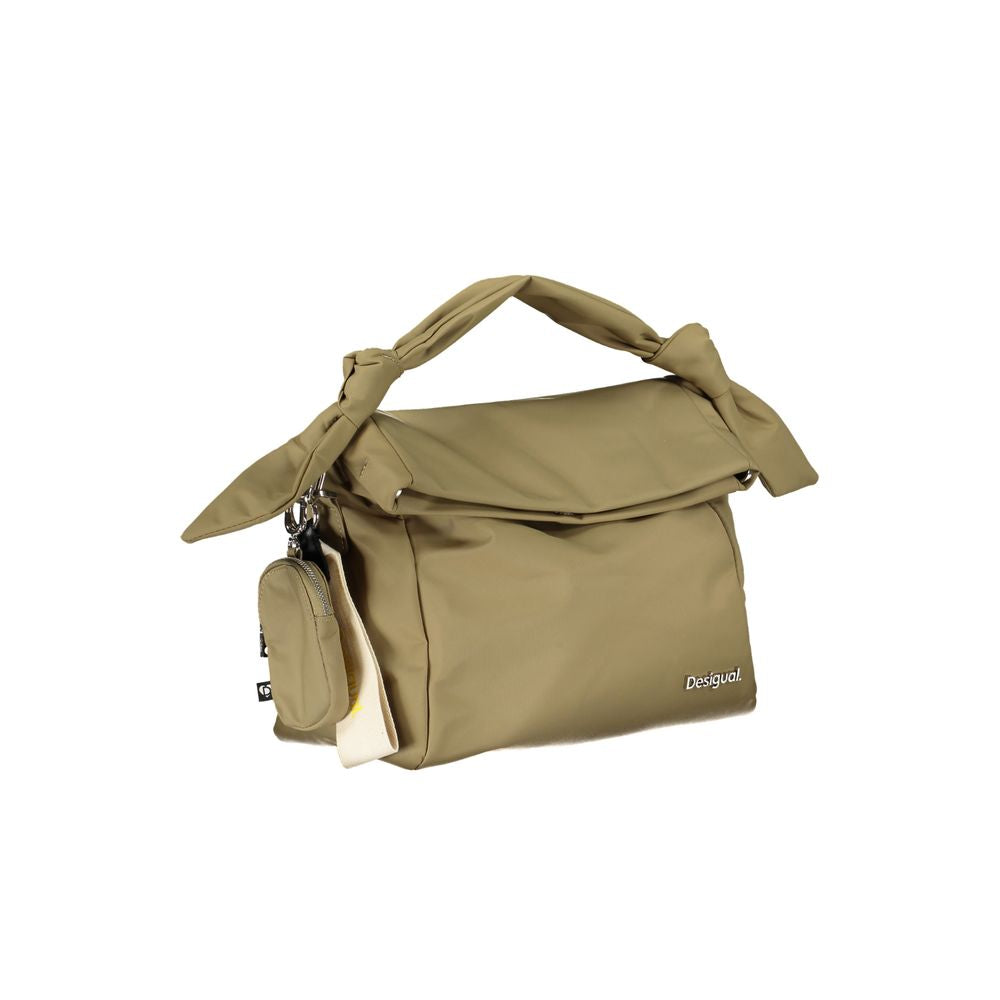 Grüne Polyester-Handtasche
