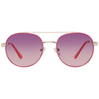 Sonnenbrille aus Roségold-Metall