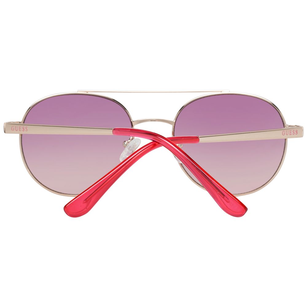 Sonnenbrille aus Roségold-Metall