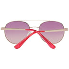 Sonnenbrille aus Roségold-Metall