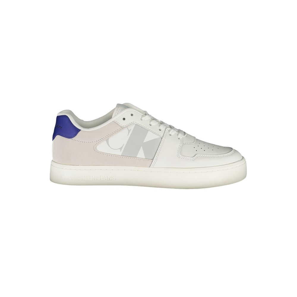 Herren-Sneaker aus weißem Polyurethan