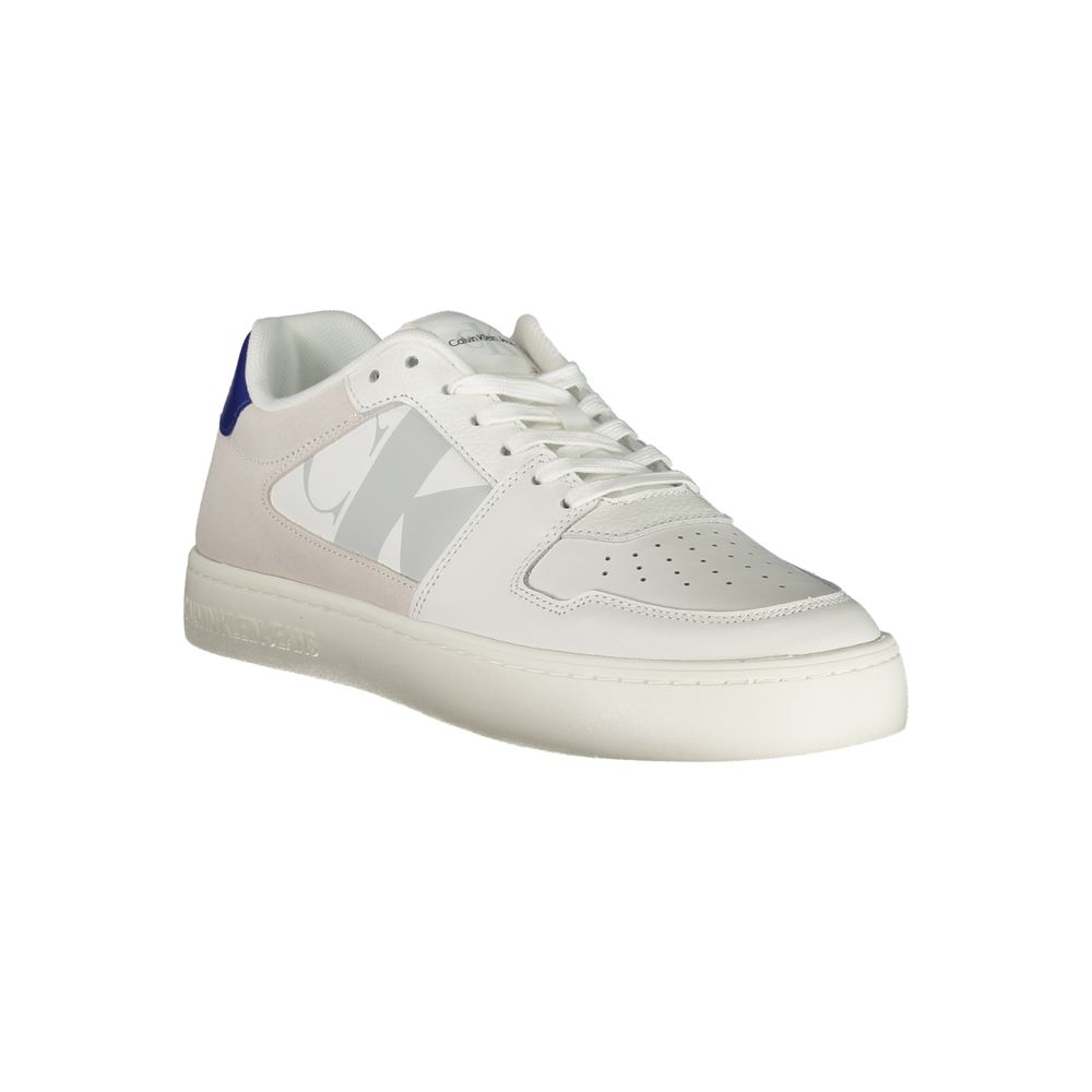 Herren-Sneaker aus weißem Polyurethan