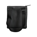 Schwarze Polyester Handtasche