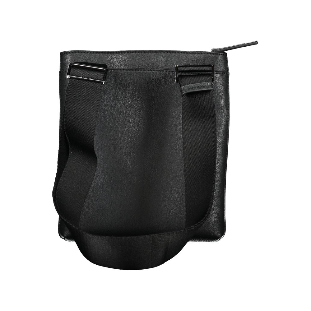 Schwarze Polyester Handtasche