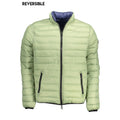 Grüne Nylon Männer Jacke