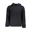 Schwarzer Baumwoll-Sweatshirt