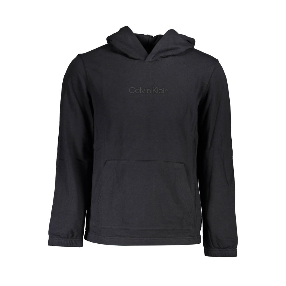 Schwarzer Baumwoll-Sweatshirt