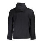 Schwarzer Baumwoll-Sweatshirt