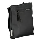 Schwarze Polyester Handtasche