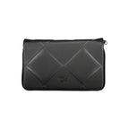 Schwarze Damen-Handtasche aus Polyurethan