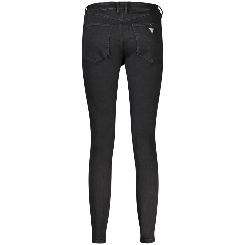 Schwarze Baumwoll-Jeans aus Denim