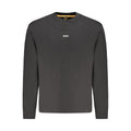 Schwarzer Baumwoll-Herren-Sweatshirt