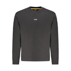 Schwarzer Baumwoll-Herren-Sweatshirt