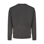 Schwarzer Baumwoll-Herren-Sweatshirt