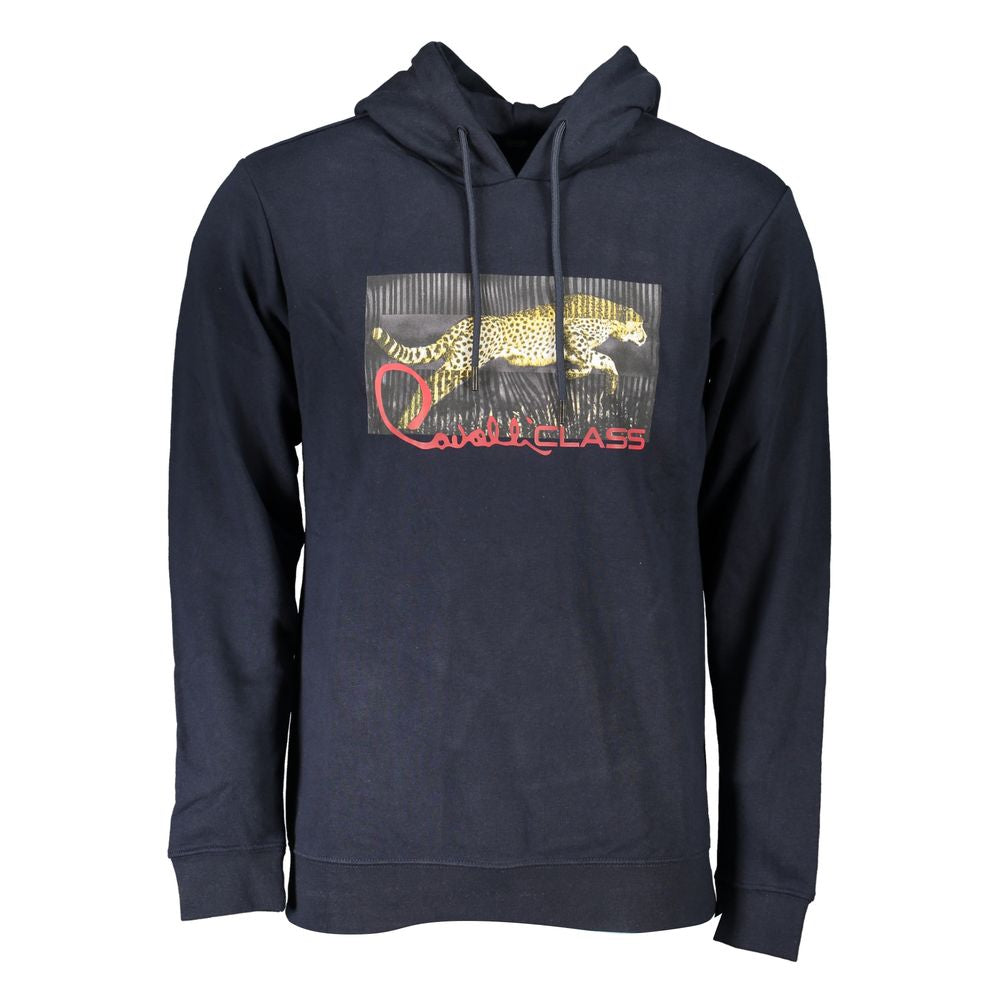 Blauer Baumwoll-Sweatshirt für Herren