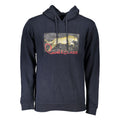 Blauer Baumwoll-Sweatshirt für Herren