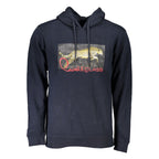 Blauer Baumwoll-Sweatshirt für Herren
