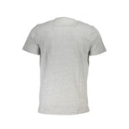 Grigio Baumwoll-T-Shirt für Herren