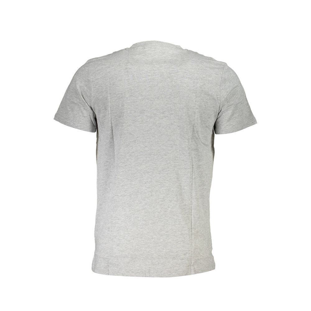 Grigio Baumwoll-T-Shirt für Herren