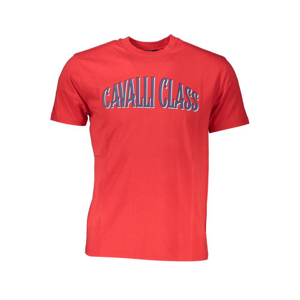 Rotes Baumwoll-T-Shirt für Herren
