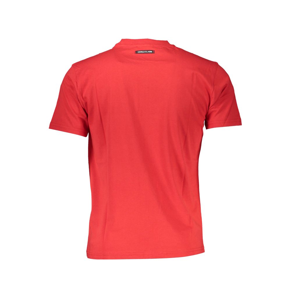 Rotes Baumwoll-T-Shirt für Herren