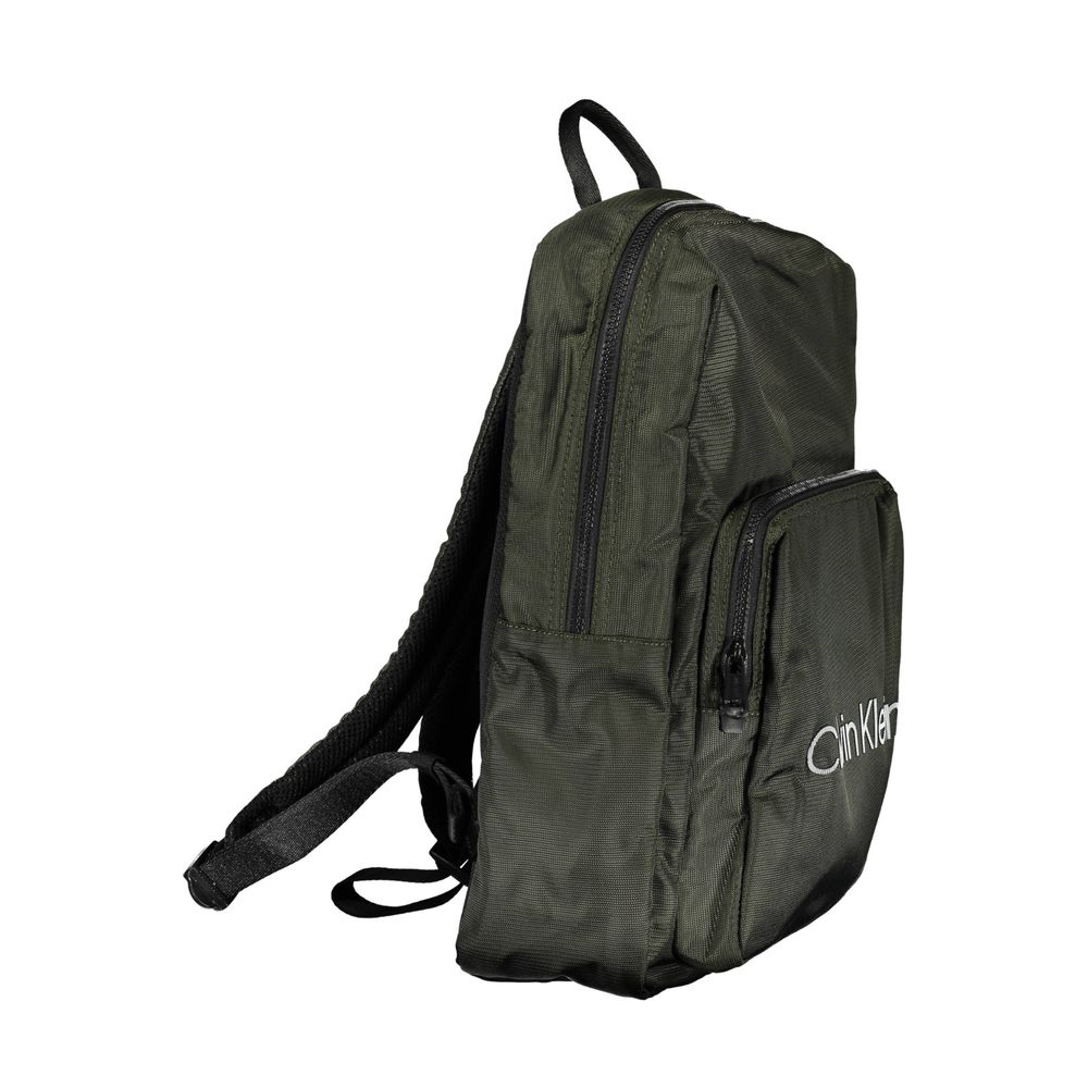 Grüner Polyester-Rucksack