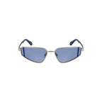 Graue Sonnenbrille aus Metall