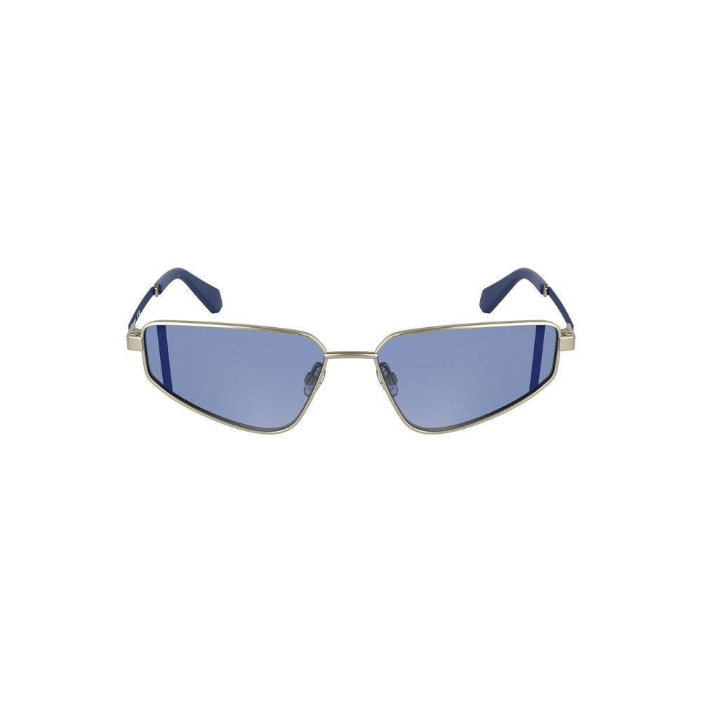 Graue Sonnenbrille aus Metall