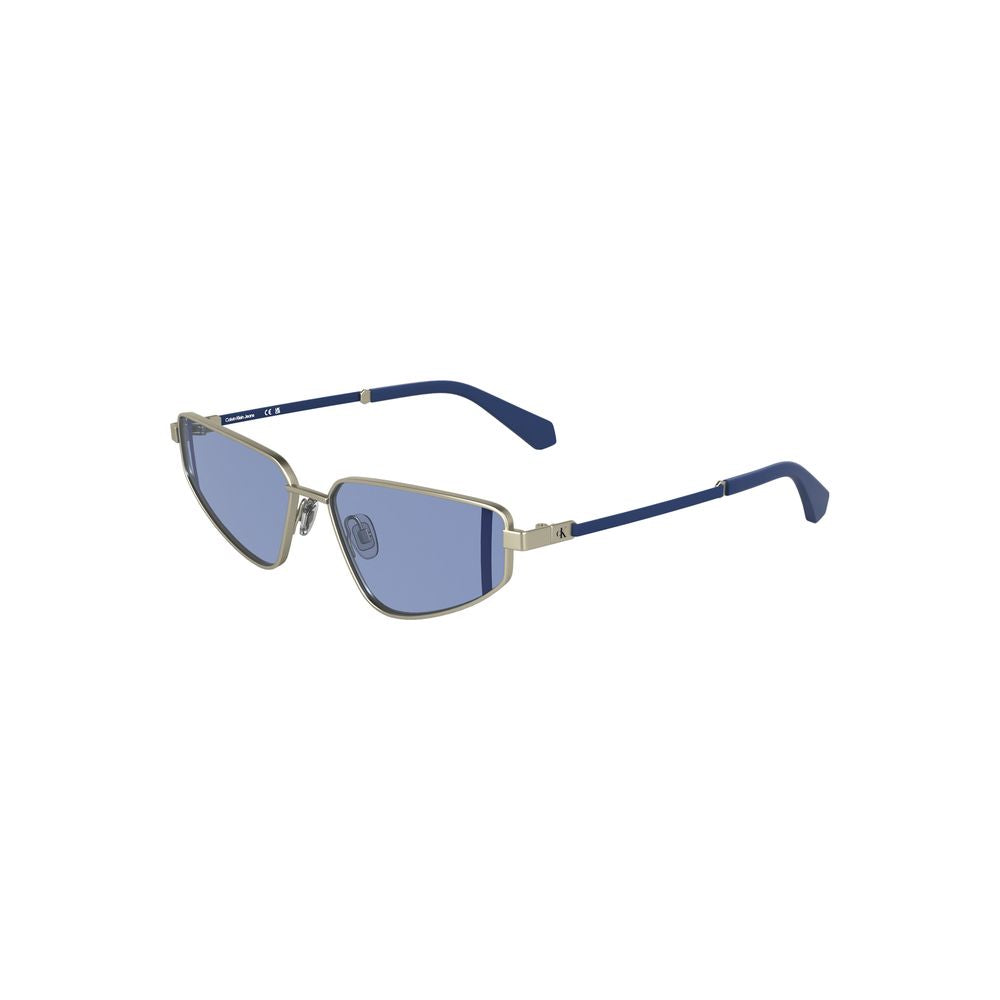 Graue Sonnenbrille aus Metall