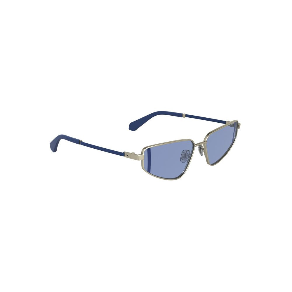 Graue Sonnenbrille aus Metall