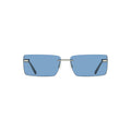 Blaue Sonnenbrille aus Metall