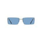 Blaue Sonnenbrille aus Metall