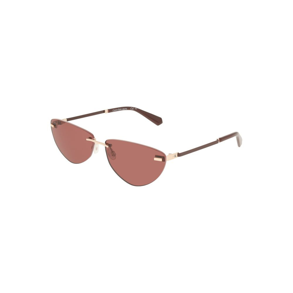 Rosa Sonnenbrille aus Metall