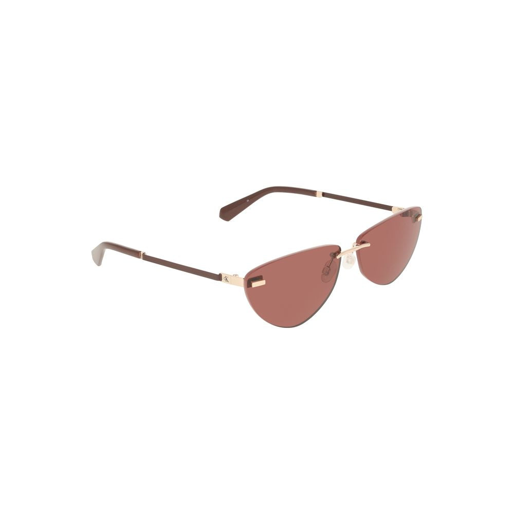 Rosa Sonnenbrille aus Metall