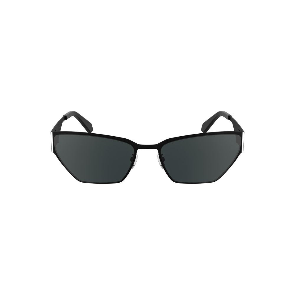 Schwarze Sonnenbrille aus Metall 38324