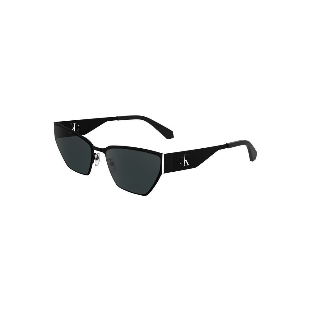 Schwarze Sonnenbrille aus Metall 38324