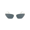 Weiße Sonnenbrille aus Metall