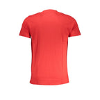 Rotes Baumwoll-T-Shirt für Herren