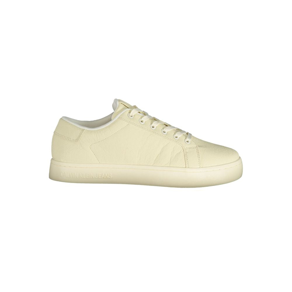 Weiße Herren-Sneaker aus Polyurethan