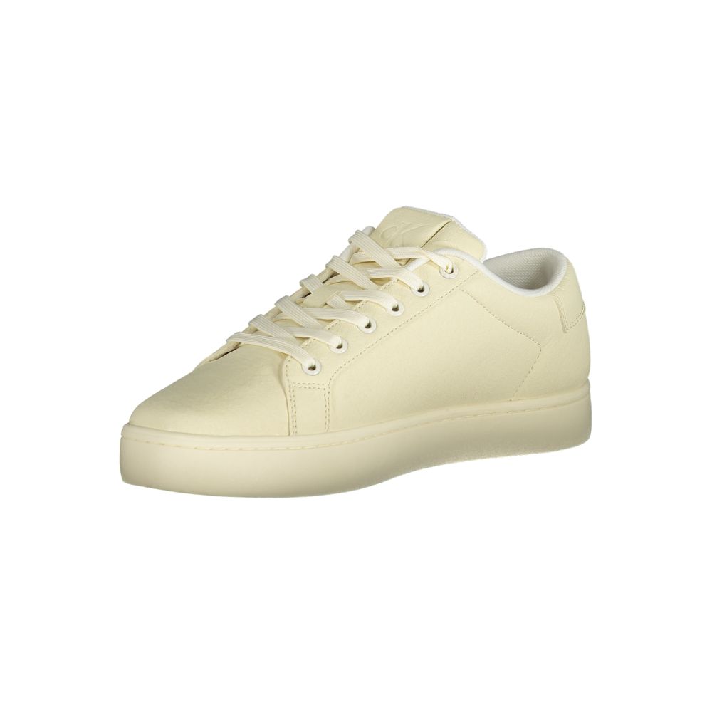 Weiße Herren-Sneaker aus Polyurethan